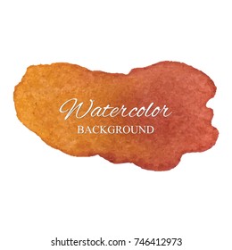 beautiful abstract watercolor art hand paint on white background,brush textures for logo.There is a place for text.Perfect stroke design for headline.luxury boutique Illustrations.
