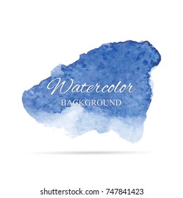 beautiful abstract watercolor art hand paint on white background,brush textures for logo.There is a place for text.Perfect stroke design for headline.luxury boutique Illustrations.