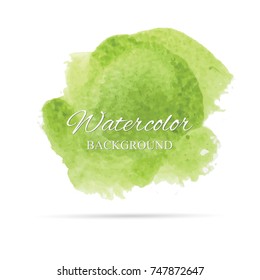 beautiful abstract watercolor art hand paint on white background,brush textures for logo.There is a place for text.Perfect stroke design for headline.luxury boutique Illustrations.