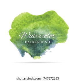 beautiful abstract watercolor art hand paint on white background,brush textures for logo.There is a place for text.Perfect stroke design for headline.luxury boutique Illustrations.