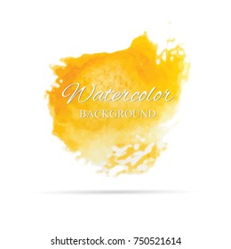 beautiful abstract watercolor art hand paint on white background,brush textures for logo.There is a place for text.Perfect stroke design for headline.luxury boutique Illustrations.