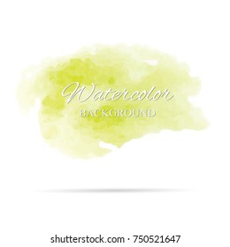 beautiful abstract watercolor art hand paint on white background,brush textures for logo.There is a place for text.Perfect stroke design for headline.luxury boutique Illustrations.