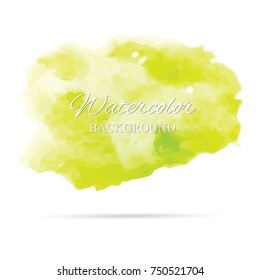 beautiful abstract watercolor art hand paint on white background,brush textures for logo.There is a place for text.Perfect stroke design for headline.luxury boutique Illustrations.