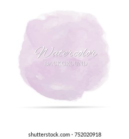 beautiful abstract watercolor art hand paint on white background,brush textures for logo.There is a place for text.Perfect stroke design for headline.luxury boutique Illustrations.