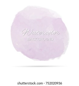 beautiful abstract watercolor art hand paint on white background,brush textures for logo.There is a place for text.Perfect stroke design for headline.luxury boutique Illustrations.