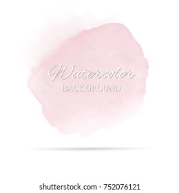 beautiful abstract watercolor art hand paint on white background,brush textures for logo.There is a place for text.Perfect stroke design for headline.luxury boutique Illustrations.