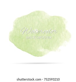 beautiful abstract watercolor art hand paint on white background,brush textures for logo.There is a place for text.Perfect stroke design for headline.luxury boutique Illustrations.