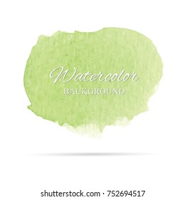 beautiful abstract watercolor art hand paint on white background,brush textures for logo.There is a place for text.Perfect stroke design for headline.luxury boutique Illustrations.