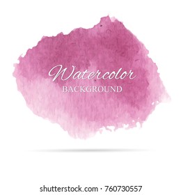 beautiful abstract watercolor art hand paint on white background,brush textures for logo.There is a place for text.Perfect stroke design for headline.luxury boutique Illustrations.