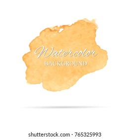 beautiful abstract watercolor art hand paint on white background,brush textures for logo.There is a place for text.Perfect stroke design for headline.luxury boutique Illustrations.