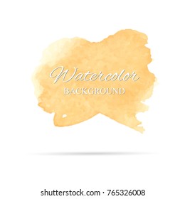 beautiful abstract watercolor art hand paint on white background,brush textures for logo.There is a place for text.Perfect stroke design for headline.luxury boutique Illustrations.