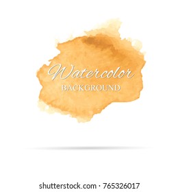 beautiful abstract watercolor art hand paint on white background,brush textures for logo.There is a place for text.Perfect stroke design for headline.luxury boutique Illustrations.
