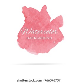 beautiful abstract watercolor art hand paint on white background,brush textures for logo.There is a place for text.Perfect stroke design for headline.luxury boutique Illustrations.