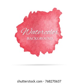 beautiful abstract watercolor art hand paint on white background,brush textures for logo.There is a place for text.Perfect stroke design for headline.luxury boutique Illustrations.