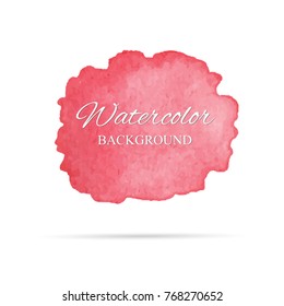 beautiful abstract watercolor art hand paint on white background,brush textures for logo.There is a place for text.Perfect stroke design for headline.luxury boutique Illustrations.