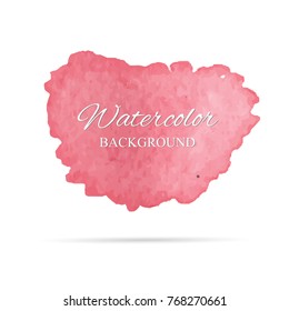 beautiful abstract watercolor art hand paint on white background,brush textures for logo.There is a place for text.Perfect stroke design for headline.luxury boutique Illustrations.