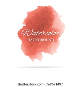 beautiful abstract watercolor art hand paint on white background,brush textures for logo.There is a place for text.Perfect stroke design for headline.luxury boutique Illustrations.