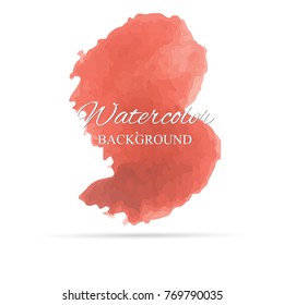 beautiful abstract watercolor art hand paint on white background,brush textures for logo.There is a place for text.Perfect stroke design for headline.luxury boutique Illustrations.