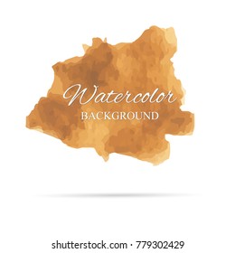 beautiful abstract watercolor art hand paint on white background,brush textures for logo.There is a place for text.Perfect stroke design for headline.luxury boutique Illustrations.