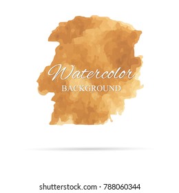 beautiful abstract watercolor art hand paint on white background,brush textures for logo.There is a place for text.Perfect stroke design for headline.luxury boutique Illustrations.