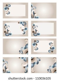 Beautiful abstract wavy background design.Icon.