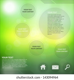 Beautiful Abstract Web Design With Lens Flare