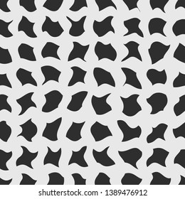 Beautiful abstraction with unusual square elements. Background with crossed waves and straight lines. Vector illustration