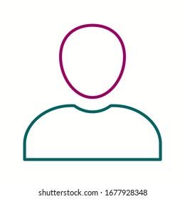 Beautiful Admin Roles Line Vector Icon Stock Vector (Royalty Free ...