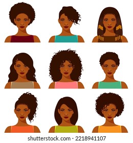 1,414 African American Natural Hair Cartoon Images, Stock Photos ...