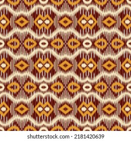 Beautiful African Ethnic abstract ikat vector seamless pattern art design. textile fashion pattern line ikat print batik fabric paper carpet textile rug dress rapping mudmee saree silk industry