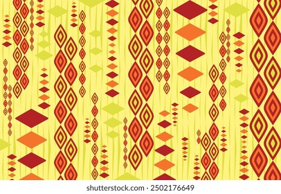 hermoso gráfico étnico africano que está en estilo africano y le da un ambiente tribal, este Fondo de pantalla colorido puede ser un fondo de Fondo de pantalla y para la industria textil, impresión de telas y decoración del hogar