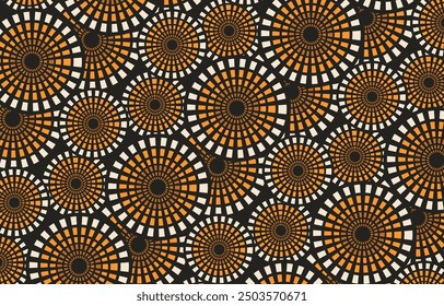 hermoso gráfico étnico africano que está en estilo africano y le da un ambiente tribal, este Fondo de pantalla colorido puede ser un fondo de Fondo de pantalla y para la industria textil, impresión de telas y decoración del hogar