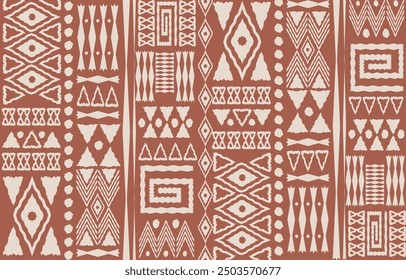 hermoso gráfico étnico africano que está en estilo africano y le da un ambiente tribal, este Fondo de pantalla colorido puede ser un fondo de Fondo de pantalla y para la industria textil, impresión de telas y decoración del hogar