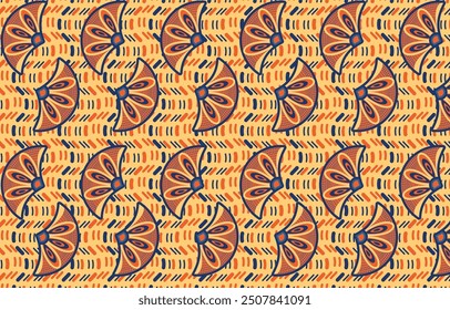 hermoso gráfico étnico africano que está en estilo africano y le da un ambiente tribal, este Fondo de pantalla colorido puede ser un fondo de Fondo de pantalla y para la industria textil, impresión de telas y decoración del hogar