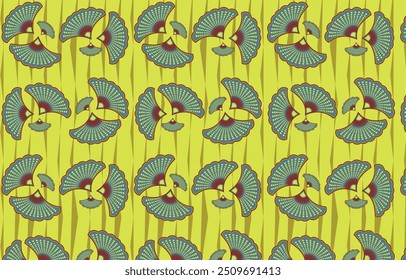 hermoso gráfico étnico africano que está en estilo africano y le da un ambiente tribal, este Fondo de pantalla colorido puede ser un fondo de Fondo de pantalla y para la industria textil, impresión de telas y decoración del hogar