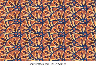 hermoso gráfico étnico africano que está en estilo africano y le da un ambiente tribal, este Fondo de pantalla colorido puede ser un fondo de Fondo de pantalla y para la industria textil, impresión de telas y decoración del hogar