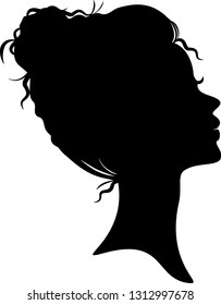 2,731 Hair bun silhouette Images, Stock Photos & Vectors | Shutterstock