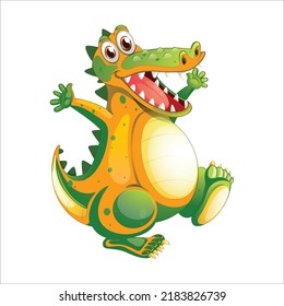 Beautiful Alligator illustration by illustrator