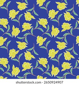 Hermosos diseños de patrones florales para impresión digital
