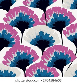 Bonito allover projetos de padrão floral para impressão digital
