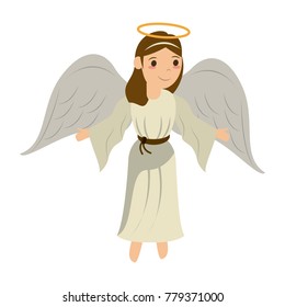 Beautiful angel cartoon