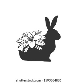 Beautiful animal cut file with floral