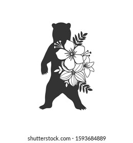 Beautiful animal cut file with floral