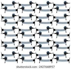 Beautiful animal print placement background. vector file format both side repeat, seamless placement.