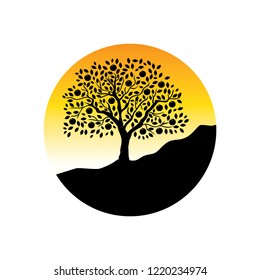 Beautiful Apple Tree, Logo Icon