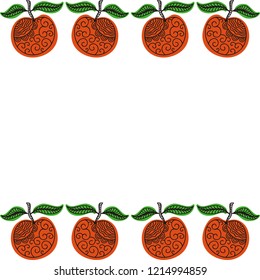 Beautiful apples. Vector illustration