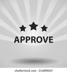 Beautiful Approve web icon