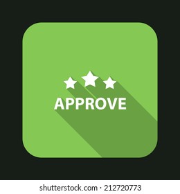 Beautiful Approve web icon