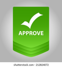 Beautiful Approve web icon