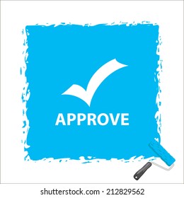 Beautiful Approve web icon